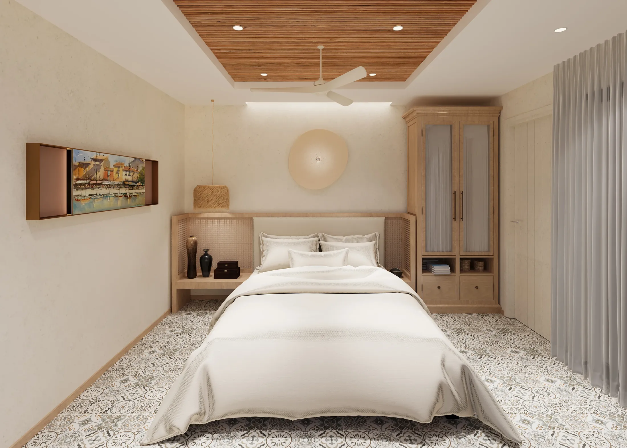 A completed BuildHigh bedroom in Goa